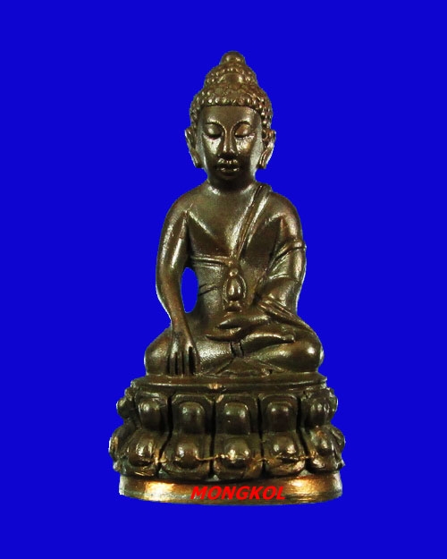 พระกริ่งธรรมมุนีหลวงพ่อแพ วัดพิกุลทอง พิมพ์ใหญ่ เนื้อนวะโลหะ พ.ศ.2539 จ.สิงห์บุรี