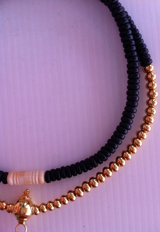 สร้อยกะลา+เม็ดทอง+หัวขุนทอง+ตัวจบงาแท้..ยาว26นิ้วกว่า..