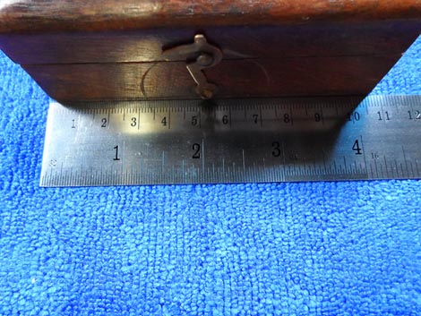 กล่องไม้ประดับทองเหลือง งานเก่า