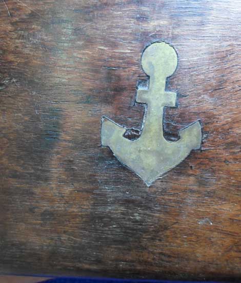 กล่องไม้ประดับทองเหลือง งานเก่า