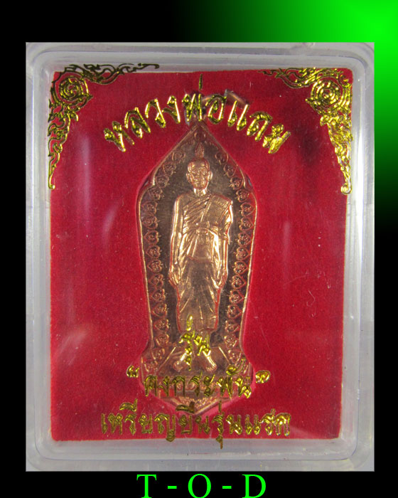 เหรียญยืนรุ่นแรก รุ่นคงกระพัน หลวงพ่อแถม วัดช้างแทงกระจาด(2)
