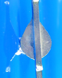 (เคาะเดียว) แหนบลงยาหลวงพ่อเงิน วัดดอนยายหอม 