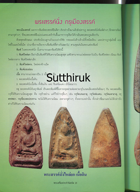 หนังสือ พระเครื่องยอดนิยมประจำจังหวัด ชัยนาท