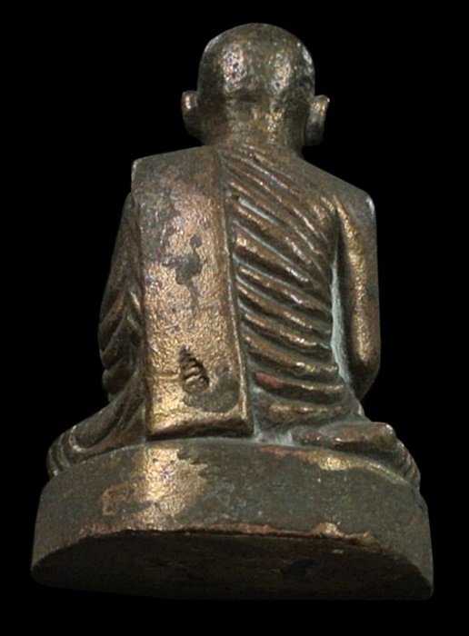 รูปเหมือนหล่อ สำราญสุข สมเด็จพระญาณสังวรฯ สมเด็จพระสังฆราช 8 รอบ วัดบวรฯ 2 โค้ด เนื้อชนวนสำริด