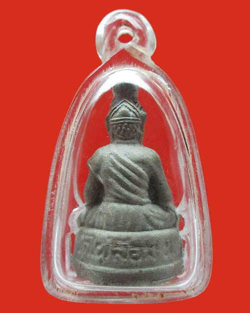 รูปเหมือนปู่ฤาษี หลวงพ่อพูล อัตตรักโข” วัดไผ่ล้อม จ.นครปฐม ปี ๒๕๔๒ เนื้อดินเจ็ดป่าช้าผงตะเคียนร้อยปี