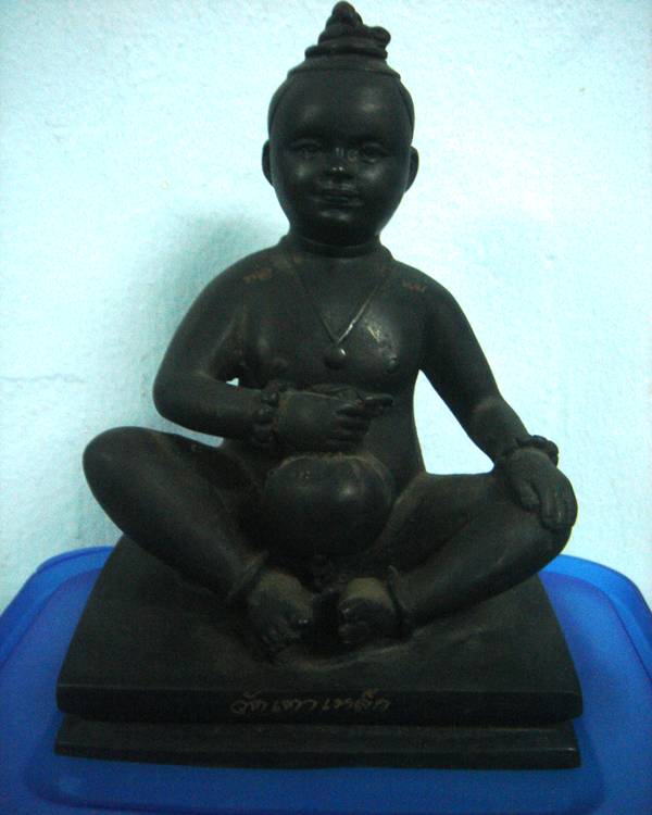 กุมารทองเก่ง-เฮง วัดเตาเหล็ก ขนาดบูชา