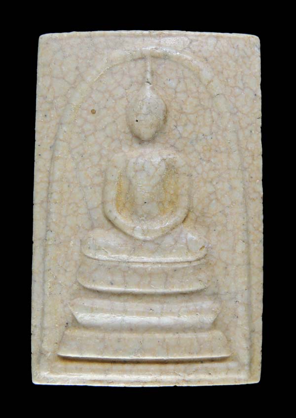 สมเด็จวัดระฆัง 122 ปี พิมพ์ใหญ่นิยม แตกลายงา กล่องเดิม /// 122-S037