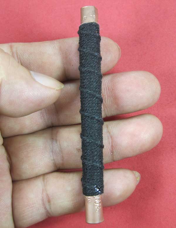 ตะกรุดจารมือตอกโค๊ตพิมพ์ใหญ่ หลวงปู่คำบุ คุตฺตจิตฺโต อ.พิบูล จ.อุบลราชธานีแชมป์วัดใจสายอิสาน
