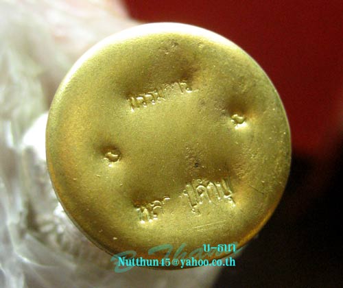 เคาะเดียว หนุมาน ลป.คำบุ เนื้อชนวนกระหลั่ยเงินก้นทองเหลืองอุดสีผึ้งและชานหมาก โค้ด กรรมการ สวยๆ#D๒๗