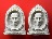 เคาะแรกแดง...พระผงทรงระฆังหลวงพ่อเกษม ครบรอบ ๘๐ ปี ๒๕๓๔...รวม ๒ องค์ / กล่องเดิม