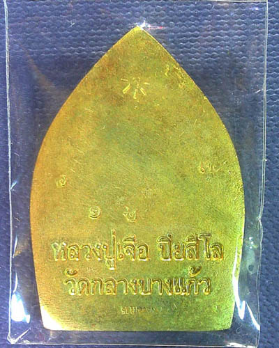 เหรียญเจ้าสัวมหาเศรษฐี หลวงปู่เจือ ปิยสีโล วัดกลางบางแก้ว จ.นครปฐม