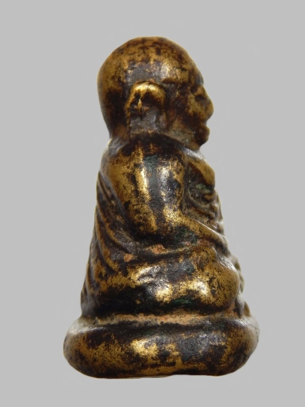 หลวงพ่อเงิน พิมพ์ขี้ตา วัดบางคลาน กรุวัดท้ายน้ำ พิมพ์นิยม เนื้อทองผสม