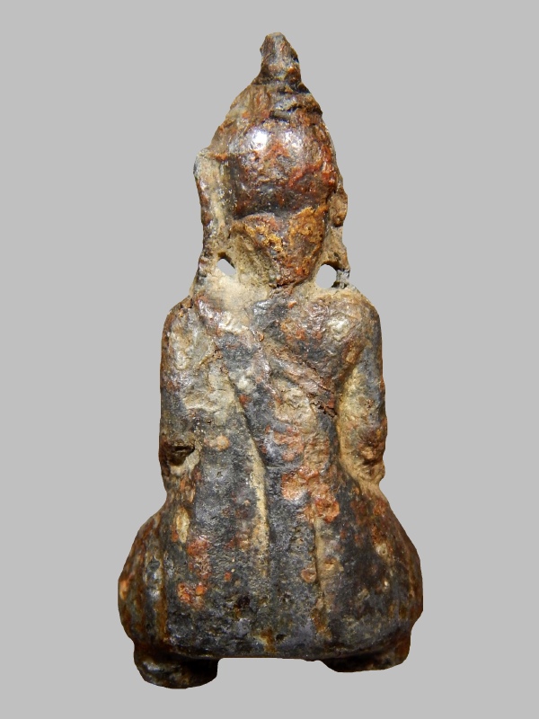 พระอู่ทองลอยองค์ สนิมแดง กรุเก่า (ศรีสวัสดิ์) จ.กาญจนบุรี