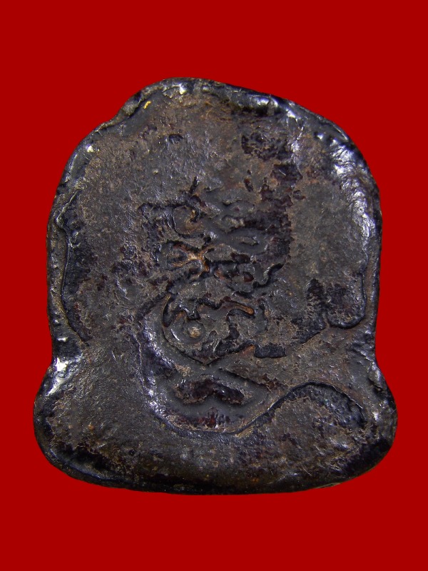 หลวงปู่บุญ วัดกลางบางแก้ว เนื้อผงยาจินดามณี จุ่มรัก พิมพ์พระสังกัจจายน์ ยุคต้น