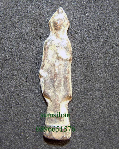 พระกรุวัดเก๋งจีน พิมพ์ปางแสดงปาฏิหาริย์ ชินตะกั่ว สนิมแดง