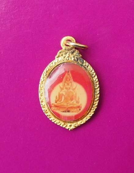 (((เคาะเดียวแดง))) ล็อกเก็ตพระพุทธชินราช -ครูบาอินโท วัดฟ้าหลั่ง