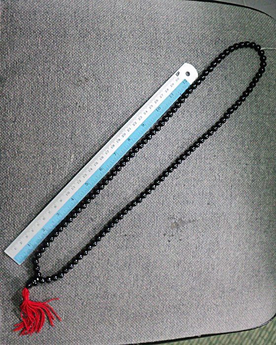 สร้อยประคำนิลแท้เมืองกาญจน์ 108เม็ด