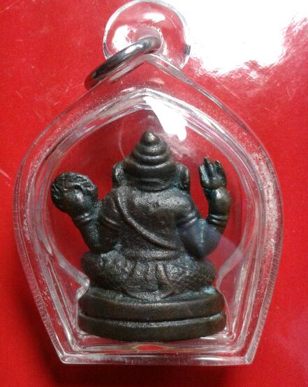 พระพิฆเนศ พิมพ์สี่กร เนื้อออกสำริด วัดสุทัศน์  สวย