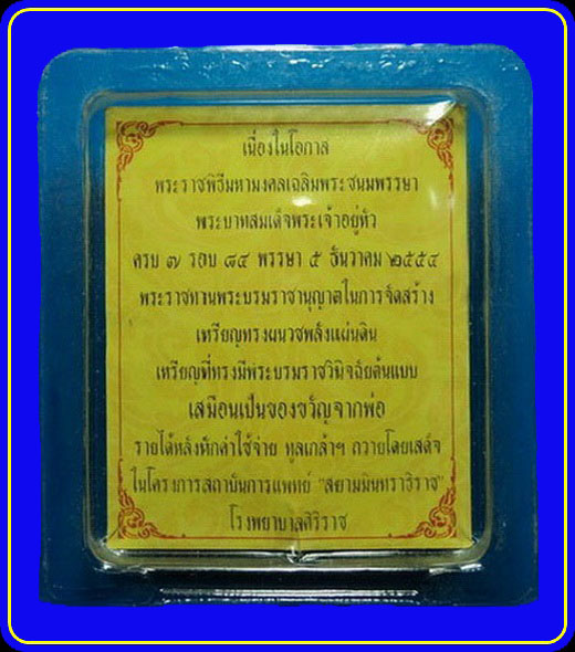 เหรียญทรงผนวชพลังแผ่นดิน
