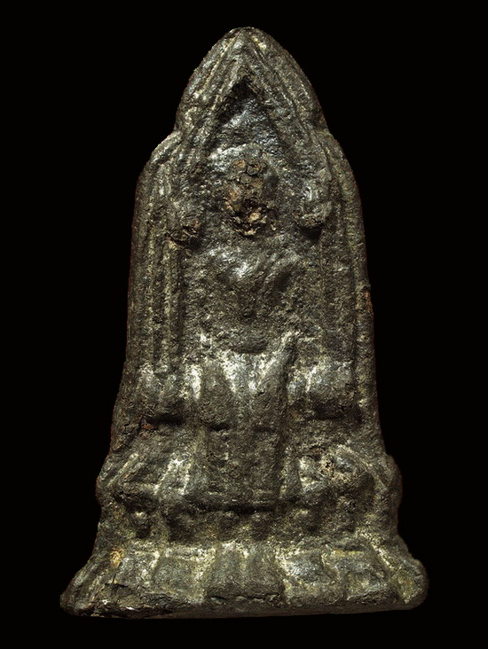 โคนสมอเนื้อชิน พิมพ์ห้อยพระบาท (นิยม) สภาพสวย