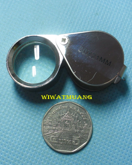 กล้องส่องพระ JEWELER'S LOUPE 30x 21mm   โครงสร้างสแตนเลส สวย ชัด ราคาเบาๆๆน่าใช้ครับ