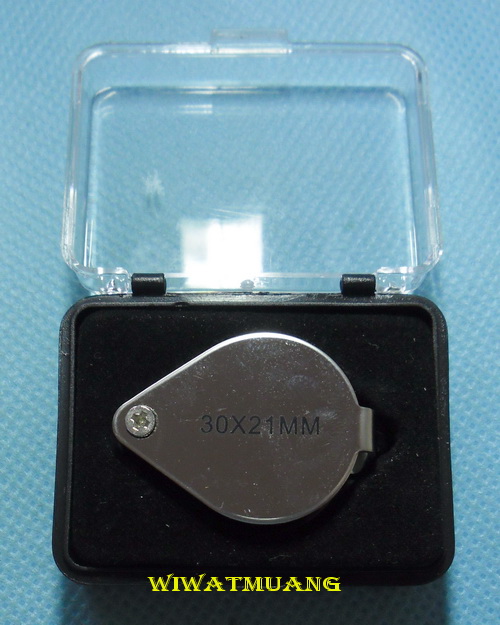 กล้องส่องพระ JEWELER'S LOUPE 30x 21mm   โครงสร้างสแตนเลส สวย ชัด ราคาเบาๆๆน่าใช้ครับ