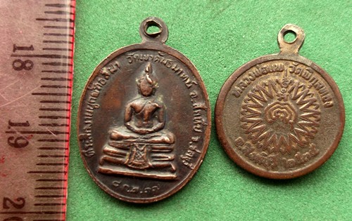 เหรียญหลวงพ่อแพ วัดพิกุลทอง (แดง 20 บาท) NB667