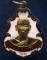 เหรียญปาดตาลกะหลั่ยทองลงยา รุ่นชนะภัย พระครูประศาสน์พุทธิคุณ วัดคุ้งวารี จ.สุโขทัย ครบ 5 รอบ พ.ศ. 25