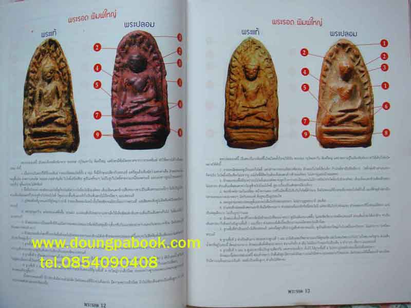 หนังสือข้อแตกต่างพระรอด มหาวัน แท้-เก๊