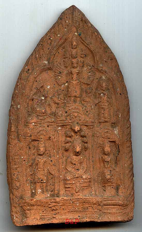 *ปางปาฏิหาริย์ ดินเผา..ลพ.ถิร วัดป่าเรไลยก์ สุพรรณฯ*