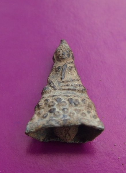 (((เคาะเดียวแดง))) พระกรุแก้บน (ไม่ทราบนี้) พร้อมกรอบ ราคาเบาๆ