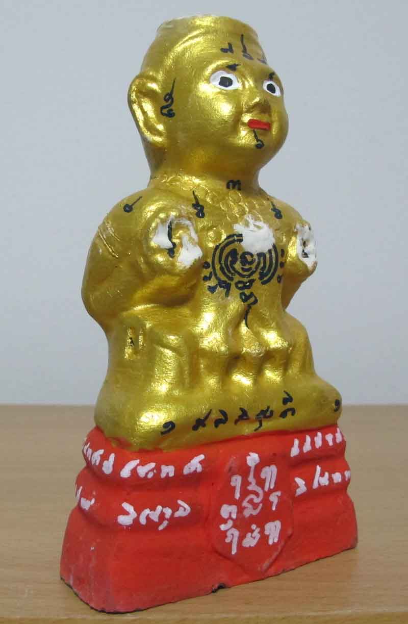 กุมารทองหลวงปู่แย้ม วัดสามง่าม รุ่นเจ้าสัว สูง6.5" ปี2556