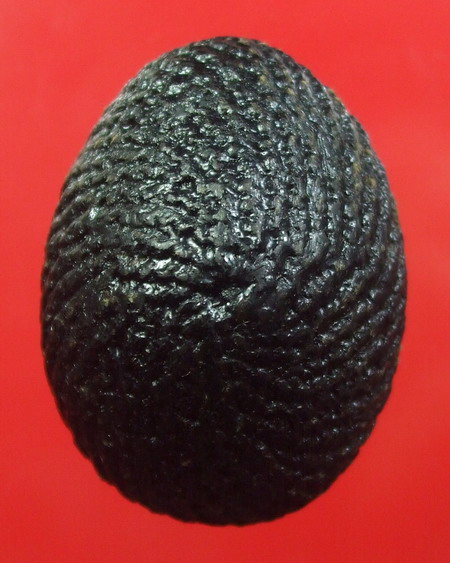 เบี้ยแก้ ถักเชือก ลงรัก ขนาดมาตฐาน ใช้มาบ้าง ... หลวงปู่เจือ วัดกลางบางแก้ว