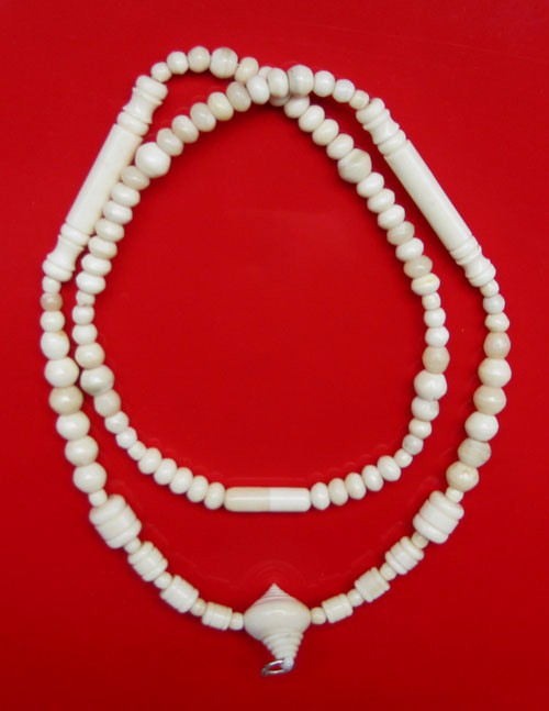 สร้อยคอ กรามช้าง "งานแฮนด์เมด" ยาว 24 นิ้ว สวยครับ