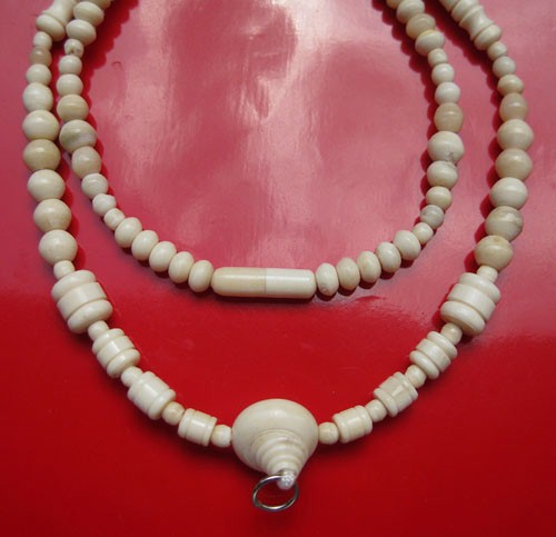 สร้อยคอ กรามช้าง "งานแฮนด์เมด" ยาว 24 นิ้ว สวยครับ