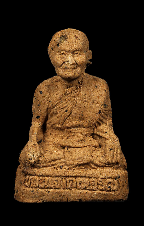 รูปเหมือนท่านเจ้าคุณจรัญ”๒๕๓๘ (เนื้อว่าน) หลวงพ่อจรัญ วัดอัมพวัน สิงห์บุรี