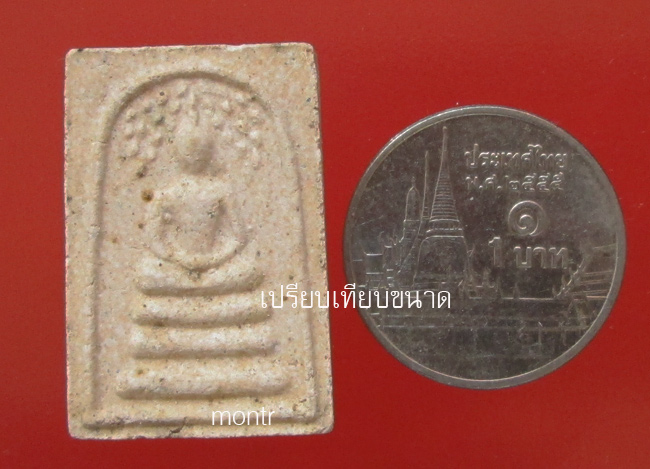 พระสมเด็จปรกโพธิ์  หลวงพ่ออุ้น วัดตาลกง เนื้อผง ปี 45