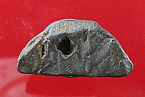 พระกรุวัดเลียบพิมพ์สมาธิเนื้อตะกั่วปิดทอง