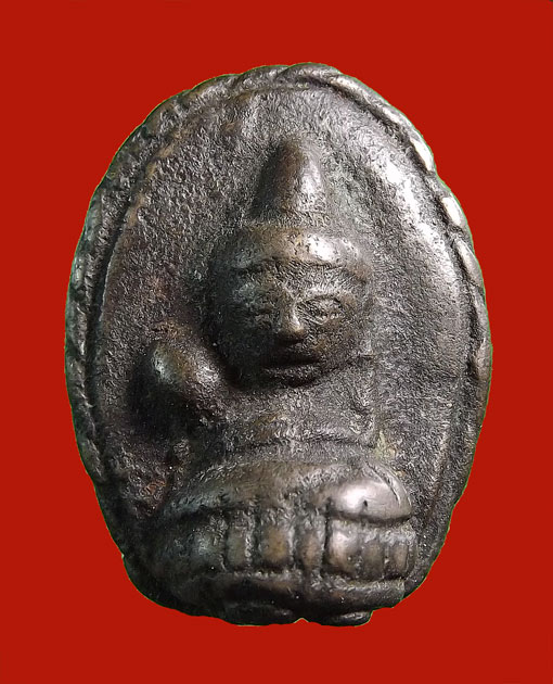 พระอุปคุตเขมร 2 หน้าเนื้อสัมริด