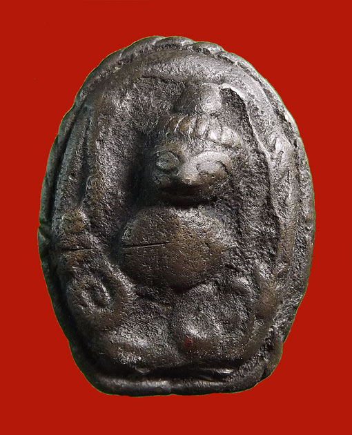 พระอุปคุตเขมร 2 หน้าเนื้อสัมริด