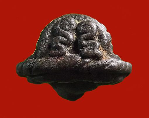 พระอุปคุตเขมร 2 หน้าเนื้อสัมริด