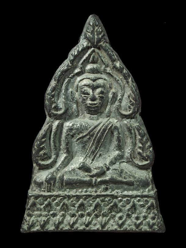 พระพุทธชินราชหลวงพ่อโม วัดสามจีน หลังจาร 