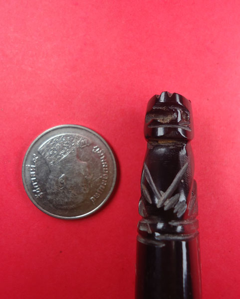  ปลัดขิกหัวเสือเขาควายแกะ หลวงพ่อเปิ่น วัดบางพระ นครปฐม รุ่นไตรมาส ๔๔ ตัวที่ ๒