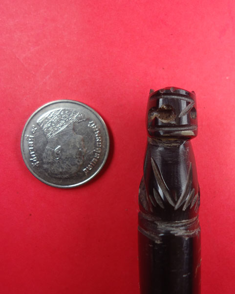  ปลัดขิกหัวเสือเขาควายแกะ หลวงพ่อเปิ่น วัดบางพระ นครปฐม รุ่นไตรมาส ๔๔ ตัวที่ ๓