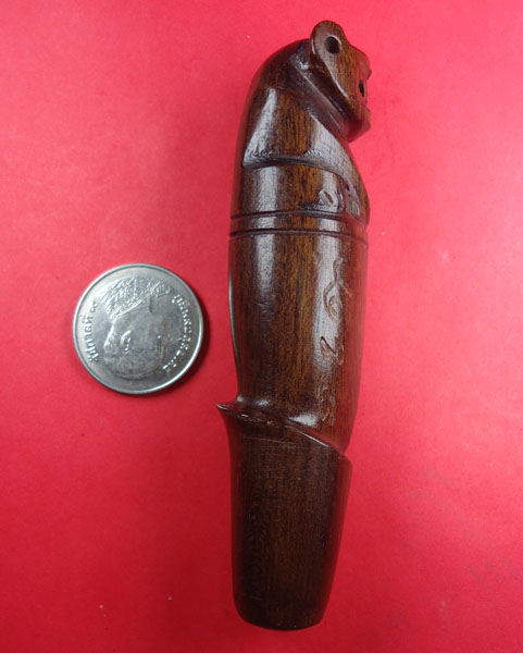  ปลัดขิกหัวเสือเขาควายแกะ หลวงพ่อเปิ่น วัดบางพระ นครปฐม รุ่นไตรมาส ๔๔ ตัวที่ ๔