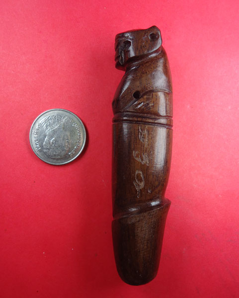 ปลัดขิกหัวเสือเขาควายแกะ หลวงพ่อเปิ่น วัดบางพระ นครปฐม รุ่นไตรมาส ๔๔ ตัวที่ ๕