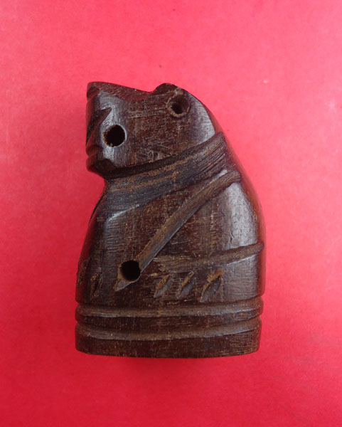  เสือไม้พยุง หลวงพ่อเปิ่น วัดบางพระ นครปฐม รุ่นไตรมาส ๔๔ เคาะเดียว ๓