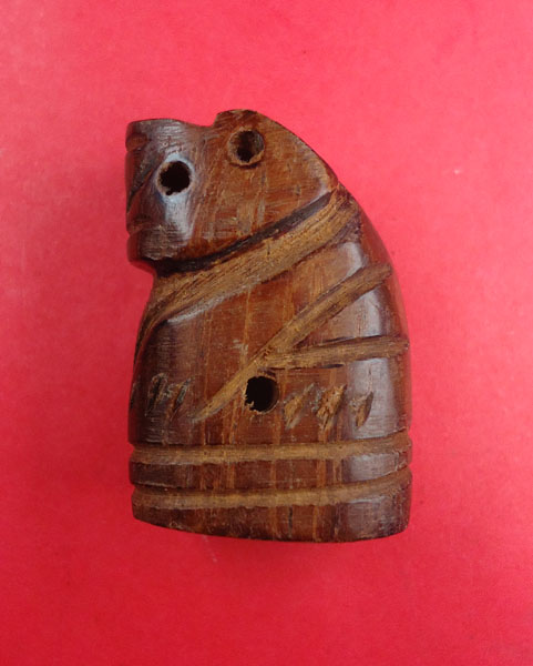  เสือไม้พยุง หลวงพ่อเปิ่น วัดบางพระ นครปฐม รุ่นไตรมาส ๔๔ เคาะเดียว ๔