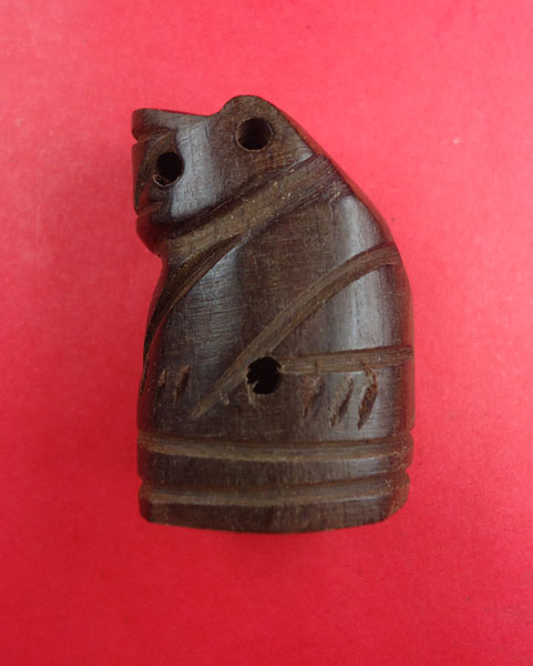 เสือไม้พยุง หลวงพ่อเปิ่น วัดบางพระ นครปฐม รุ่นไตรมาส ๔๔ เคาะเดียว ๗