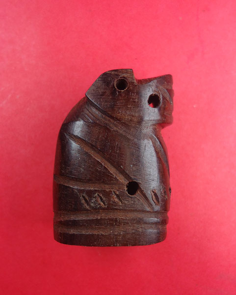 เสือไม้พยุง หลวงพ่อเปิ่น วัดบางพระ นครปฐม รุ่นไตรมาส ๔๔ เคาะเดียว ๘